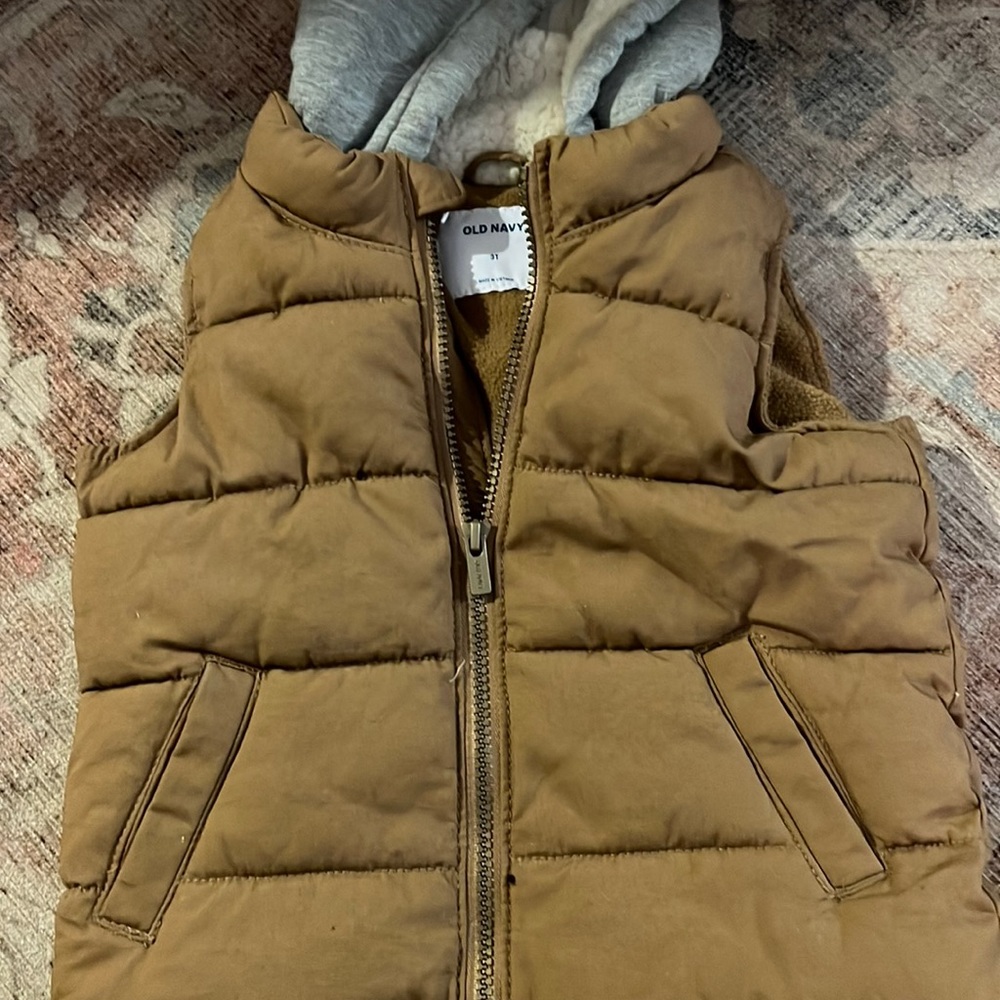 Boys winter vest thick